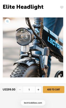 Lectric Elite Headlight (New)
