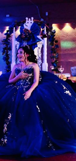 Blue 15 dress