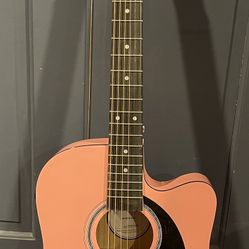 Guitar - Full Size…Like New…Pink