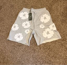 Grey Denim shorts size large