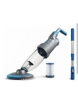 Cordless Handheld Pool Vacuum with Pole ( for parts only)