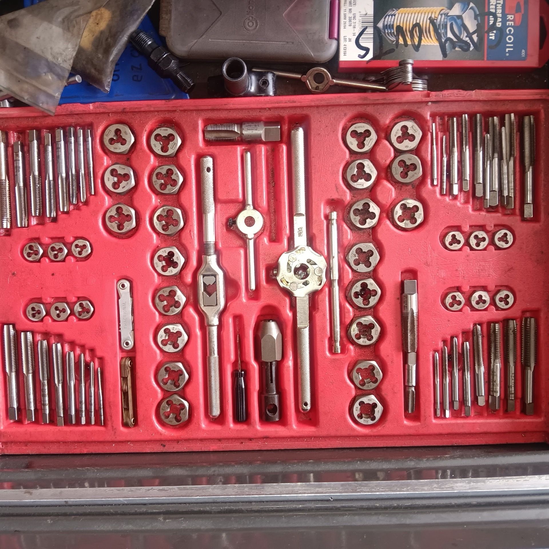 Irwin Hanson tap and die set