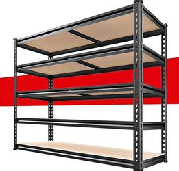 Brand new metal shelves storage rack 5 tiers