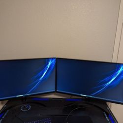 Two 32 Inch 2k IPS monitors
