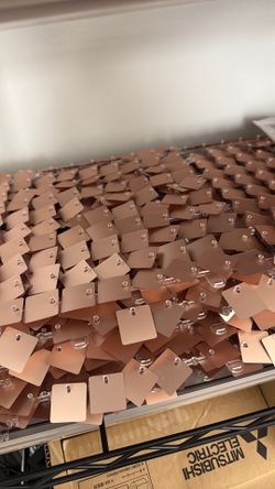 8’x8’ Matte Champagne Shimmer Wall (64 panels)