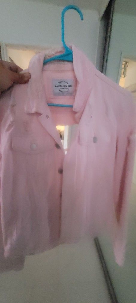 Medium Pink Jean Jacket