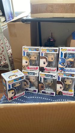 7 Wonder Woman and Saga Funko Pops