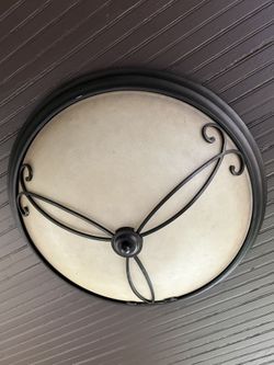 Stepanov Bronze Flush Mount Light 