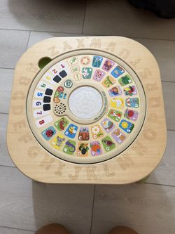 ABC's & Activities Wooden Table