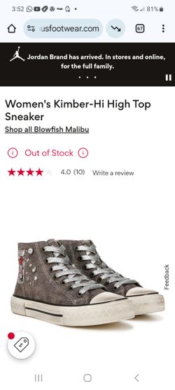 Blowfish Distress Women's Sneakers Size 9