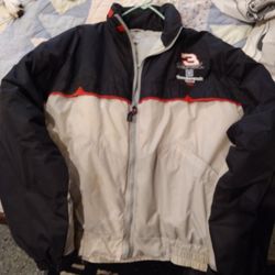 DALE. EARNHARDT JACKET. XLG. NYLON. DOWN FILLED. WARM COAT GOOD FOR COLD MORNING
