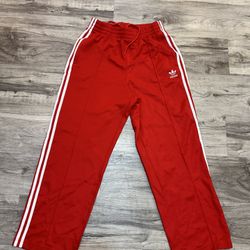 Red Adidas Sweat Pants Baggy 