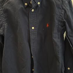 BOYS RALPH  LAUREN  LONG SLEEVED SHIRT: Size 6
