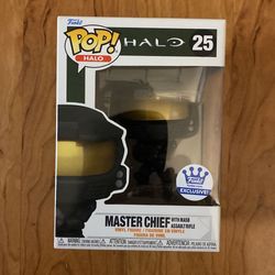 $40 New! Master Chef With MA5B Assault Rifle Halo #25 Funko Exclusive Pop with Vinyl Protector