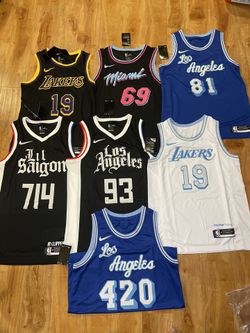 Kobe Bryant Los Angeles Lakers Lebron Michael Jordan Custom Jersey
