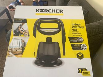 Indoor wet/dry vacuum