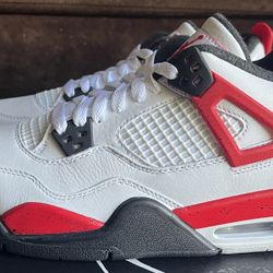 Jordan 4 Retro Red Cement GS Size 6.5Y New DS