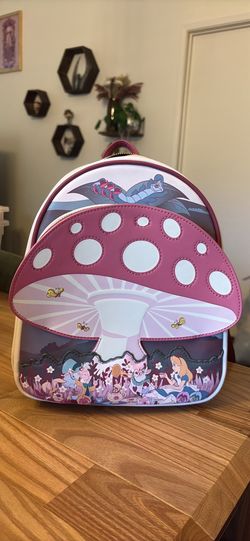 Loungefly Disney Alice in Wonderland Mushroom Tea Party Mini Backpack - BoxLunch Exclusive