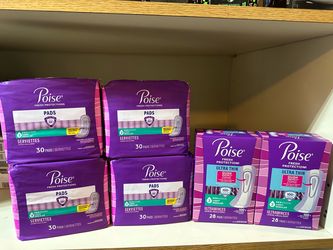 $4 each Poise Fresh Protection Pads