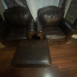 Leather black Couches