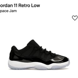 Jordan 11 Retro Low Space Jam Size 12 