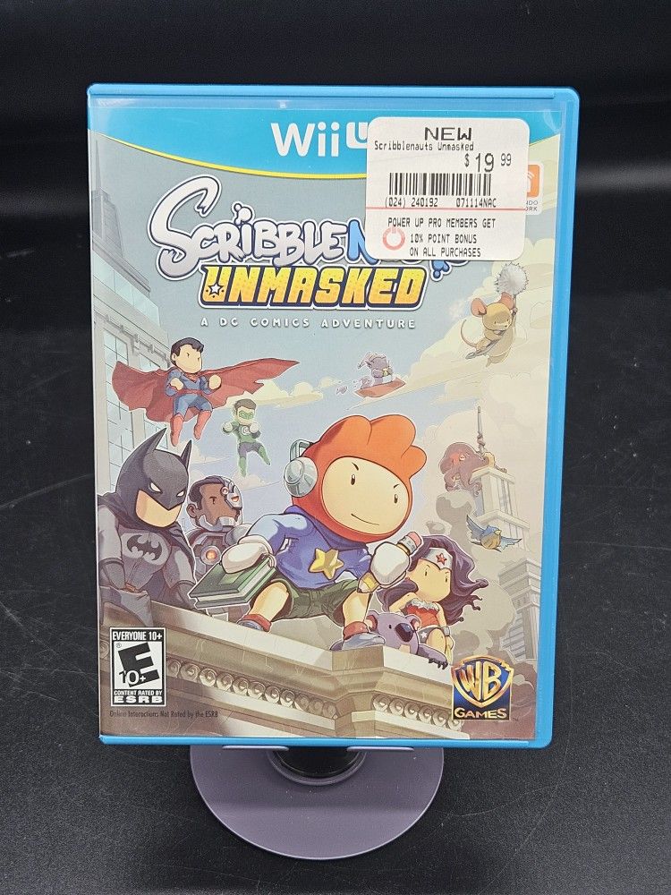 Scribblenauts Unmasked: DC Comics Nintendo Wii U Adventure Video Game