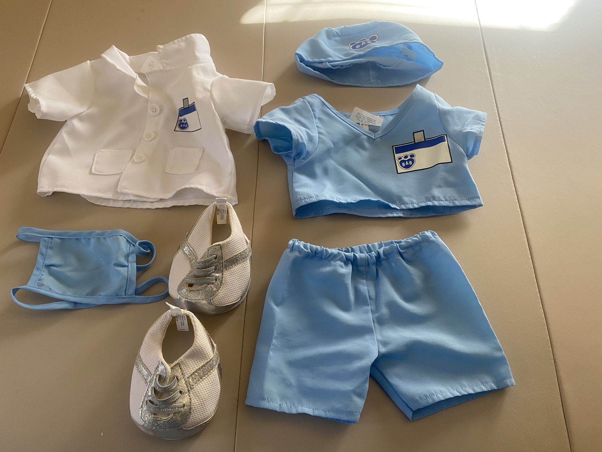 Build A Bear Full Doctor Outfit With Sparkly Shoes