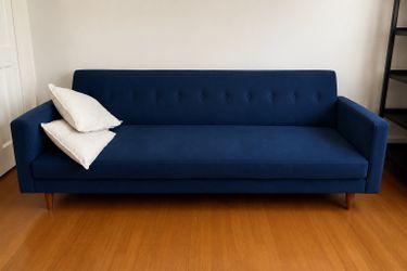 Blue couches
