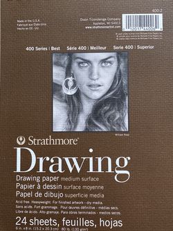 Strathmore 400 Series Drawing Pad, 24 Sheets 6x8"