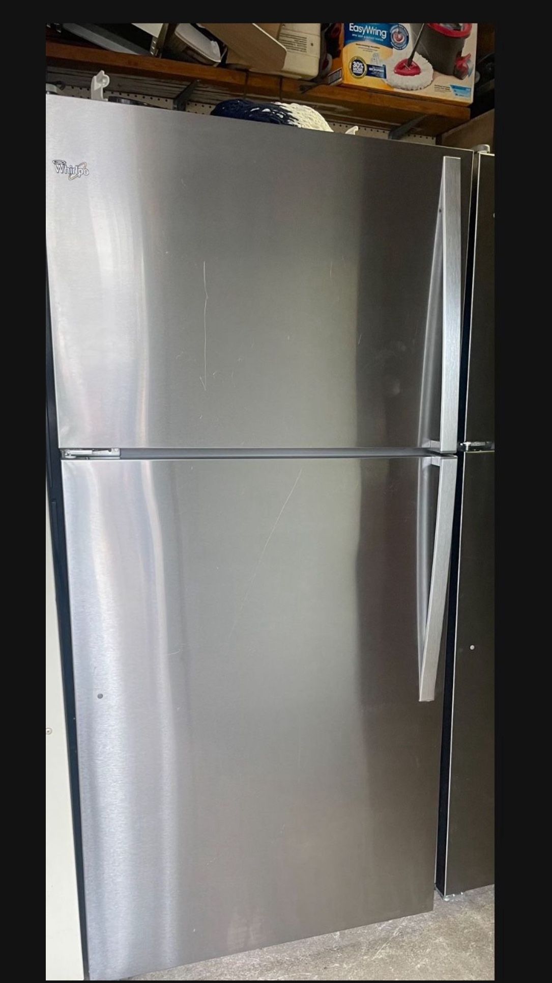 Used Refrigerator Stainless Steel Whirlpool