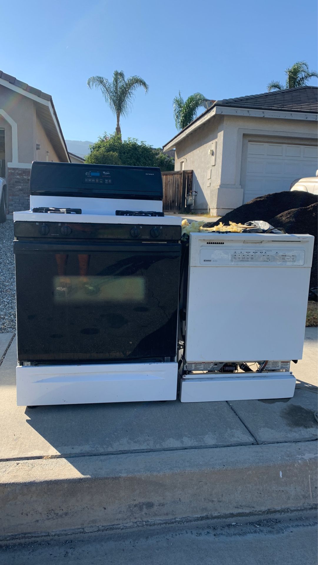 Free Dishwasher and Free Oven