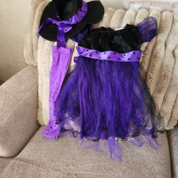 Witch Costum Sz Toddler 3-4