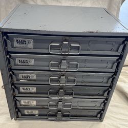 Klein Tools 6 box slide rack with hardware