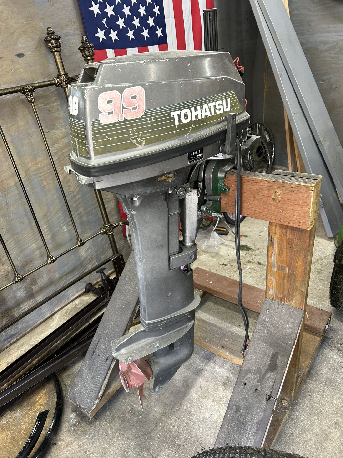 Boat Motor Tohatsu 9.9 With Electric Start