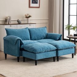 Brand new Sectional Couch for Living Room, Convertible U Shaped Sofa Couch with Footstools with Storage, Memory Foam Comfy Sectional Sofa for Bedroom,