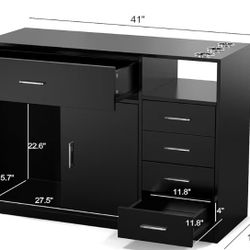 Black hair styling vanity