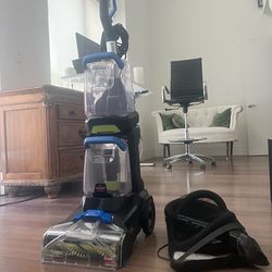 Bissell CleanView TurboClean DualPro Pet Carpet Cleaner 9595A Bagless One Pass Vacuum + Accessories - Lightly Used / CLEAN / Great Condition