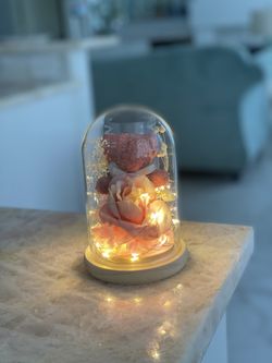 Valentines Day Gift Rose with LED Bear Flower