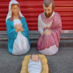 General Foam Plastics Nativity Blow Molds