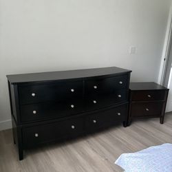 Dresser and nightstand and TV stand 70 inch $250