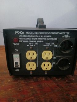 Foreign Voltage Up/Down Converter - 2500W Europe Plug

