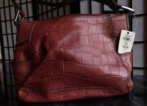 New Never Used Red Chrocadile Leather Fossil Purse For In Las Maroon Genuine Leather Fossil Purse For In Las Vegas Nv