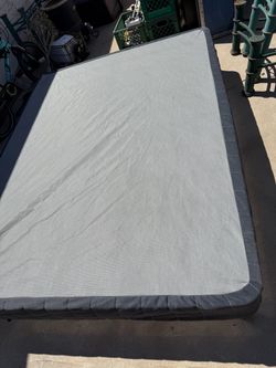 Queen Bed Foundation Frame with Cover