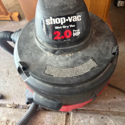 Shop vac 2.0 peak hp, wet/dry shop vacuum, shop vacuum