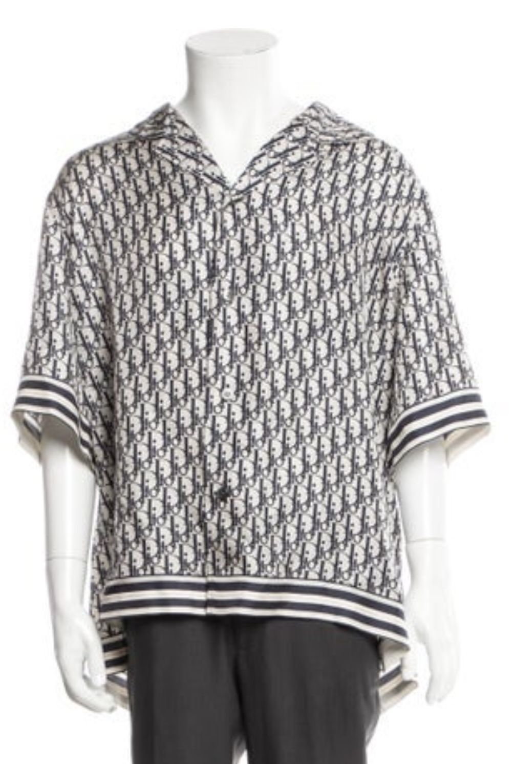 Dior Men’s Oblique Silk Shirt