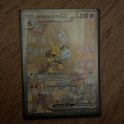 Alakazam EX Scarlet And Violet 151 Pokemon Card