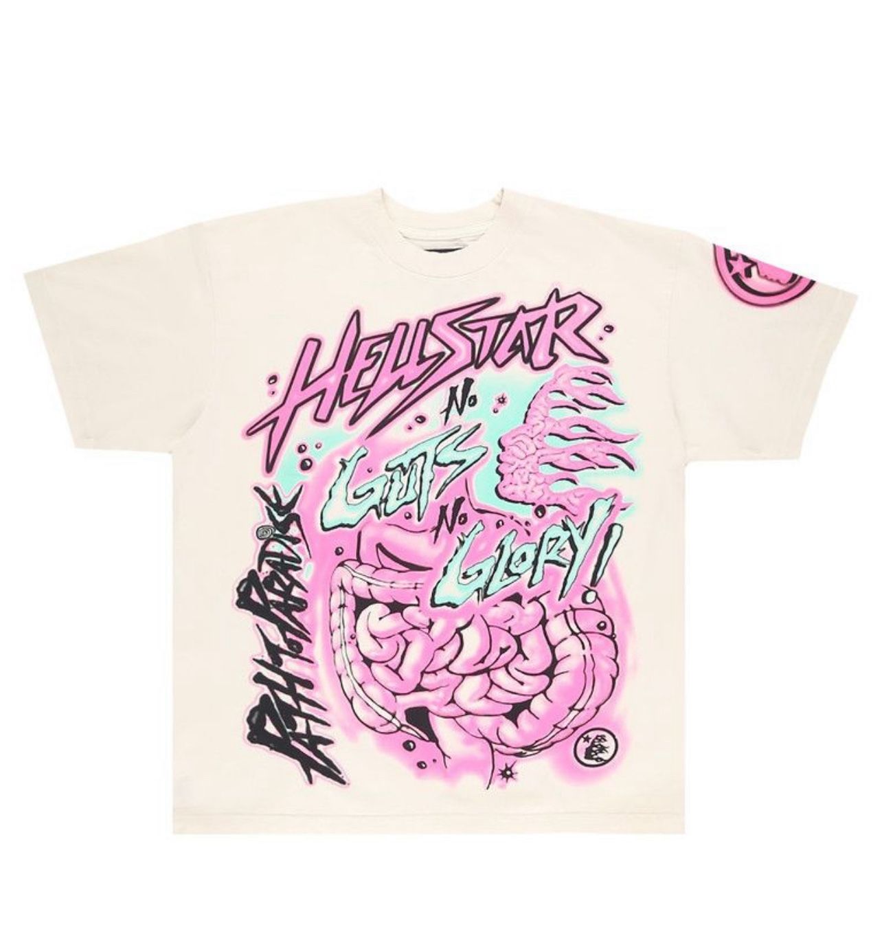 Hellstar No Guts No Glory White T-Shirt