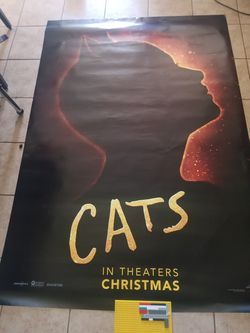 Cats bus shelter poster 4'x6'