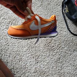 Orange, White , Purple Nikes Sneakers 