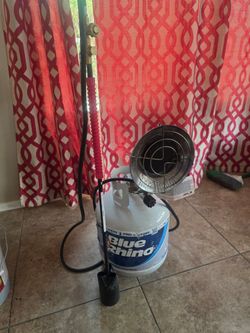 Rhino propane tank heater and flame thrower